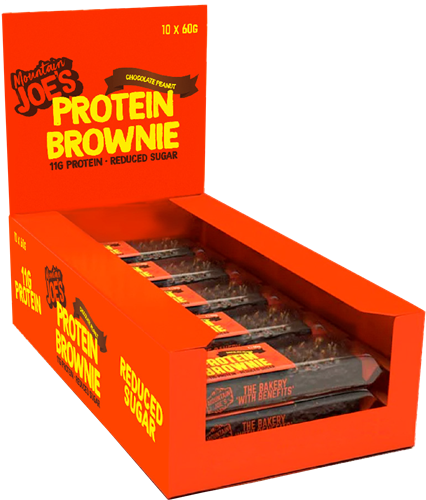 Mountain Joe's Protein Brownie Chocolate Peanut (10 x 60 g)