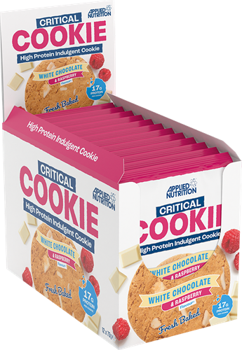 Applied Nutrition Critical Cookie White Chocolate Raspberry (12 x 73 g)