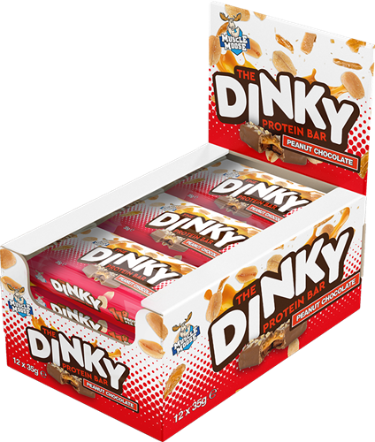 Muscle Moose The Dinky Protein Bar Peanut Chocolate (12 x 35 g)