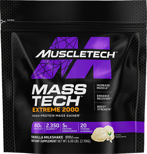 MuscleTech Mass Tech Extreme 2000 Vanilla Milkshake (2720 g)
