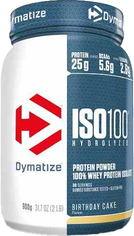Dymatize ISO 100 Hydrolyzed Birthday Cake (900 g)