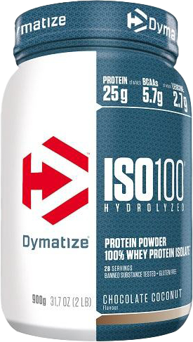 Dymatize ISO 100 Hydrolyzed Chocolate Coconut (900 g)