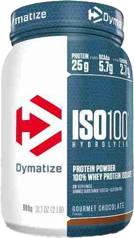 Dymatize ISO 100 Hydrolyzed Gourmet Chocolate (900 g)