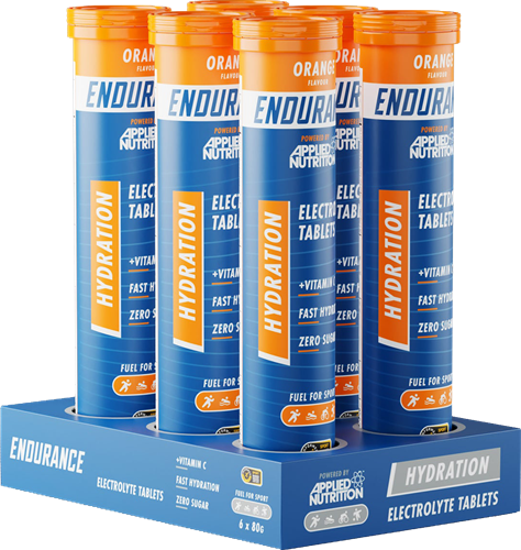 Applied Nutrition Endurance Hydration Electrolyte Tablets Orange (6 x 20 tabs)