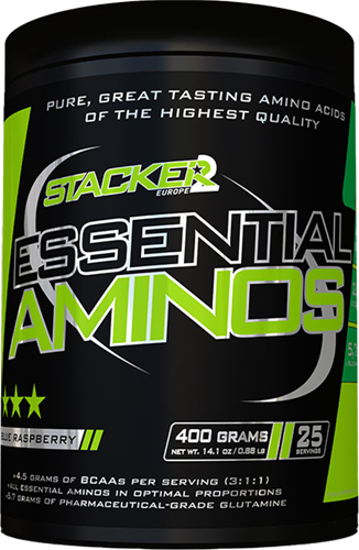 Stacker2 Essential Aminos Blue Raspberry (400 g)