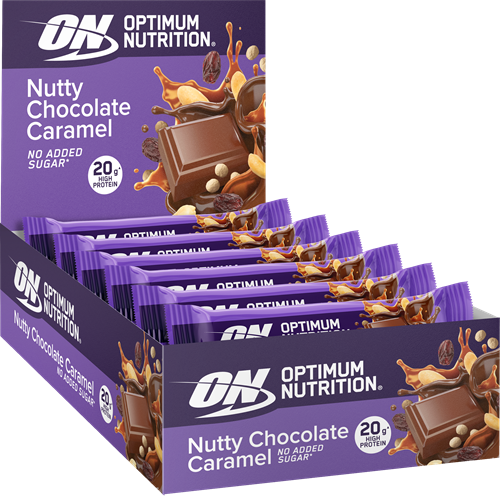 Optimum Nutrition Protein Bar Nutty Chocolate Caramel (10 x 70 g)