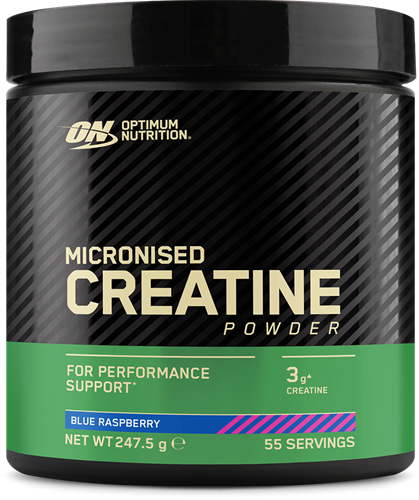 Optimum Nutrition Micronised Creatine Powder Blue Raspberry (247,5 g)