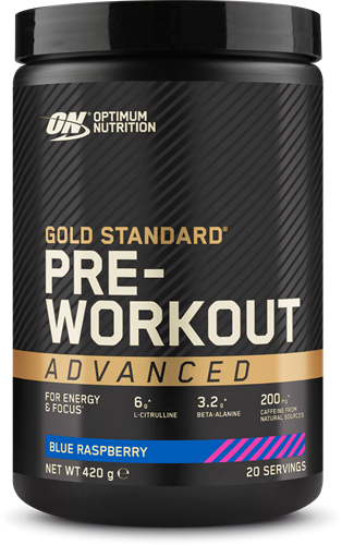 Optimum Nutrition Gold Standard Pre-workout Advanced Blue Raspberry (420 g)