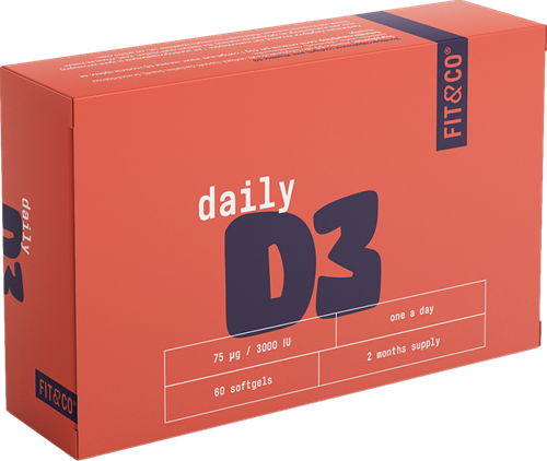 Fit & Co Daily D3 (60 softgels)