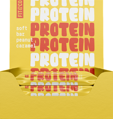 Fit & Co Protein Soft Bar Peanut Caramel (10 x 55 g)