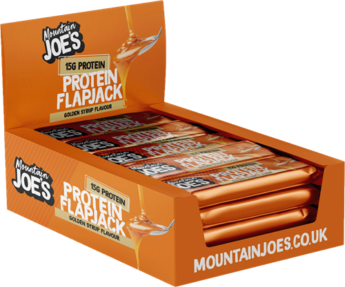Mountain Joe's Protein Flapjacks Golden Syrup (16 x 60 g)