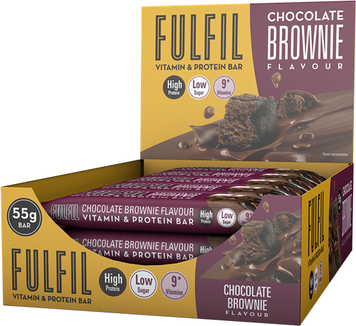 Fulfil Vitamin & Protein Bar Chocolate Brownie (15 x 55 g)
