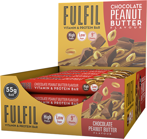 Fulfil Vitamin & Protein Bar Chocolate Peanut Butter (15 x 55 g)