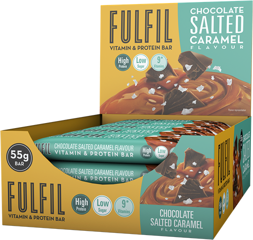 Fulfil Vitamin & Protein Bar Salted Caramel (15 x 55 g) 