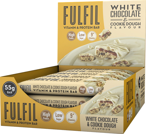 Fulfil Vitamin & Protein Bar White Chocolate & Cookie Dough (15 x 55 g)