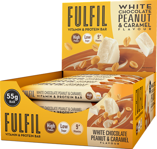 Fulfil Vitamin & Protein Bar White Peanut Caramel (15 x 55 g)