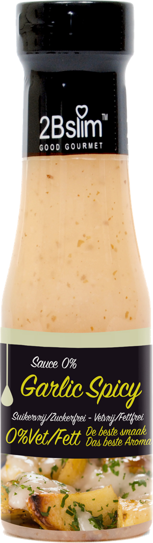 2BSlim 0 Sauce Garlic Spicy 250 ml