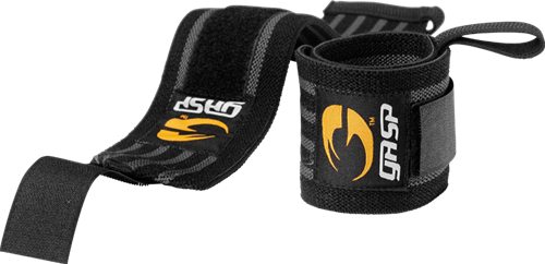 GASP Hardcore Wrist Wraps Black/Grey