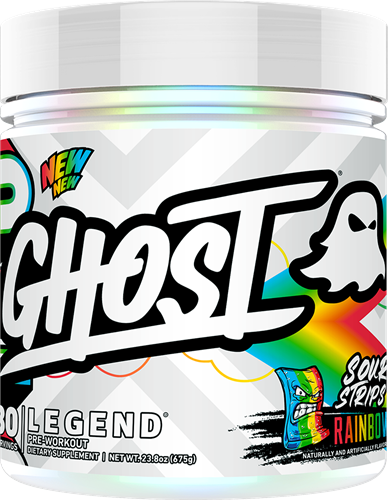 Ghost Legend V4 Sour Strips Rainbow Candy (30 servings)