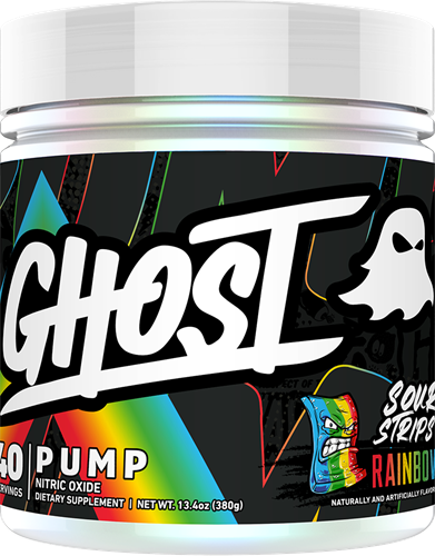 Ghost Pump Sour Strips Rainbow Candy (40 servings)