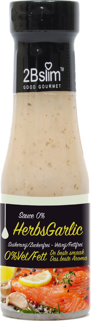 2BSlim 0 Sauce Herbsgarlic 250 ml