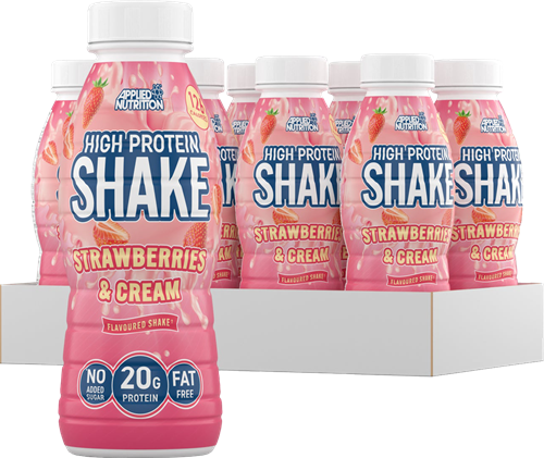Applied Nutrition High Protein Shake Strawberries & Cream (8 x 330 ml)