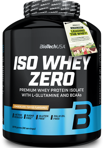 BiotechUSA Iso Whey Zero Chocolate-Toffee (2270 g)
