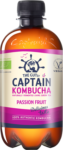 Captain Kombucha Passion Fruit (12 x 400 ml)