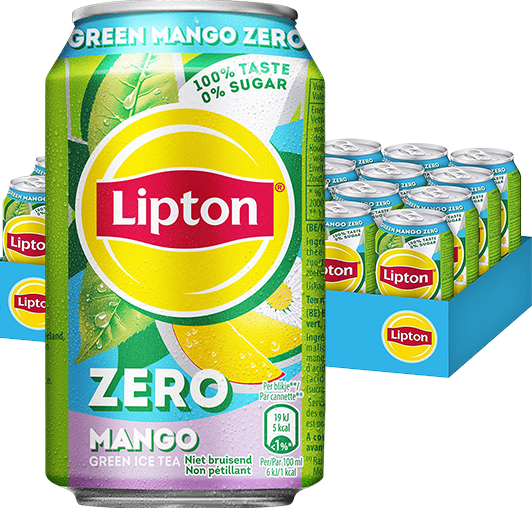 Lipton Ice Tea Green Mango Zero (24 X 330 Ml) | What' Sup!