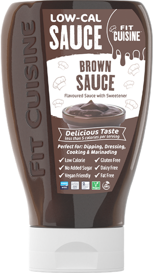 Applied Nutrition Fit Cuisine Low Cal Sauce Brown Sauce 425 ml