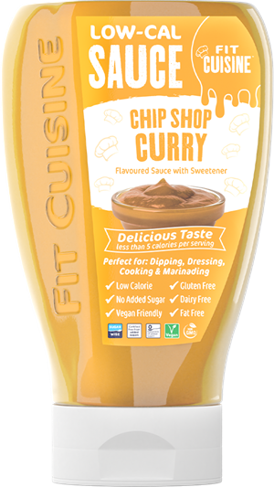 Applied Nutrition Fit Cuisine Low Cal Sauce Chip Shop Curry 425 ml