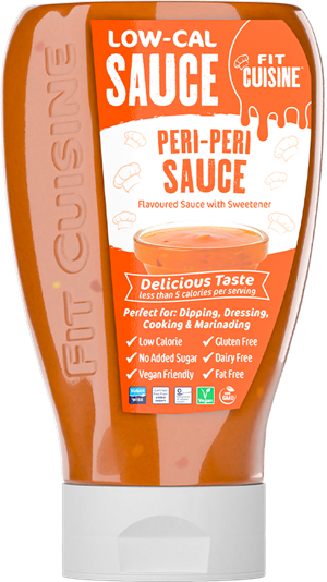 Applied Nutrition Fit Cuisine Low Cal Sauce Peri Peri 425 ml
