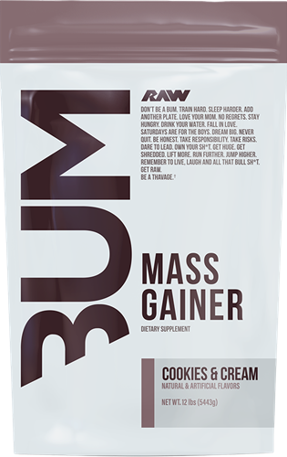 RAW CBUM Mass Gainer Cookies & Cream (5543 g)