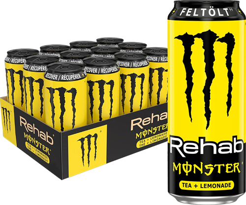 Monster Energy Rehab Tea + Lemonade (12 x 500 ml)
