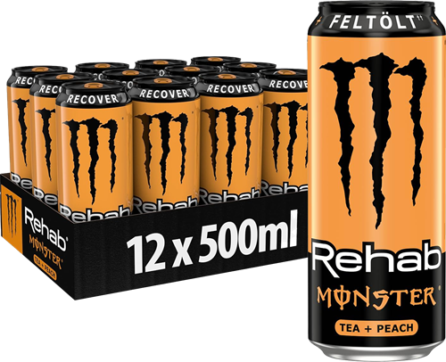 Monster Energy Rehab Peach Tea (12 x 500 ml)