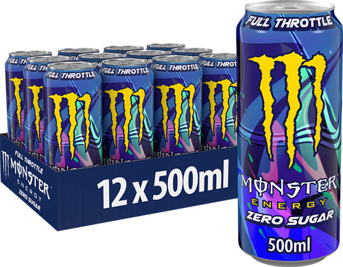 Monster Energy Full Throttle Zero Sugar (12 x 500 ml)