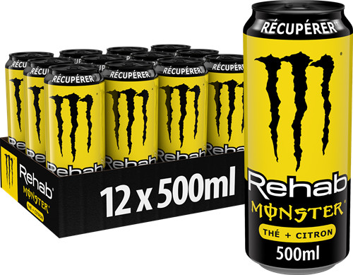Monster Energy Rehab Tea + Lemonade (12 x 500 ml)