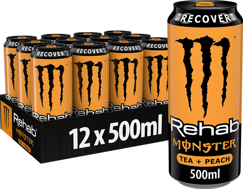 Monster Energy Rehab Peach Tea (12 x 500 ml)