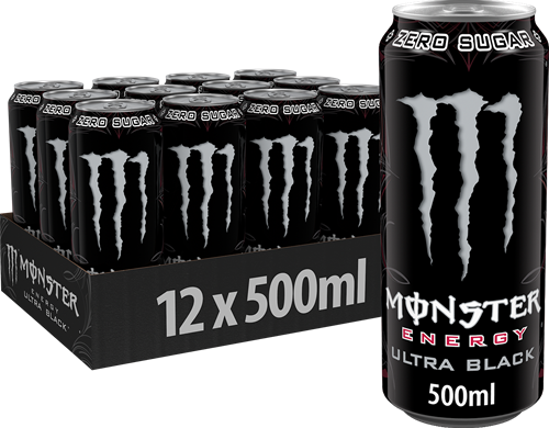 Monster Energy Ultra Black (12 x 500 ml)