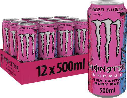 Monster Energy Ultra Fantasy Ruby Red (12 x 500 ml)