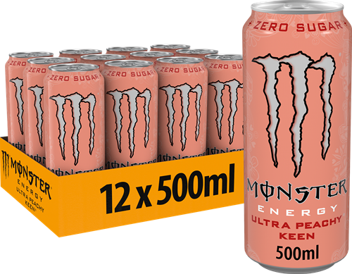 Monster Energy Ultra Peachy Keen (12 x 500 ml)