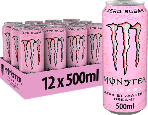 Monster Energy Ultra Strawberry Dreams (12 x 500 ml)