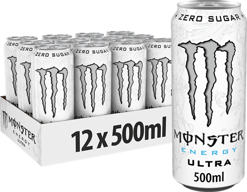 Monster Energy Ultra White (12 x 500 ml)