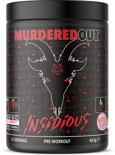 Murdered Out Insidious Pre-Workout Bubblescum (463 g)