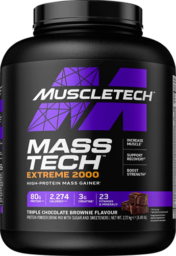 MuscleTech Mass Tech Extreme 2000 Triple Chocolate Brownie (2720 g)