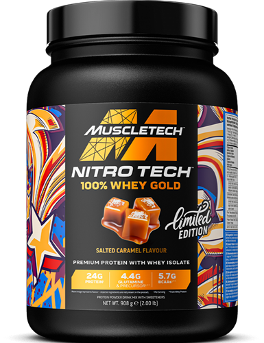 MuscleTech Nitro Tech 100% Whey Gold Salted Caramel (908 g)