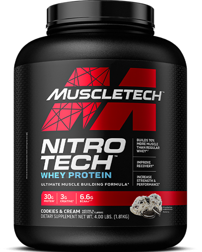 MuscleTech Nitro Tech Whey Protein Cookies & Cream (1800 g)