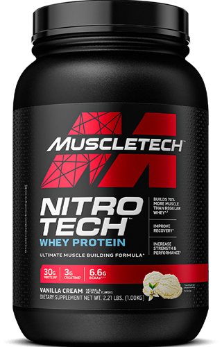 MuscleTech Nitro Tech Whey Protein Vanilla Cream (908 g)