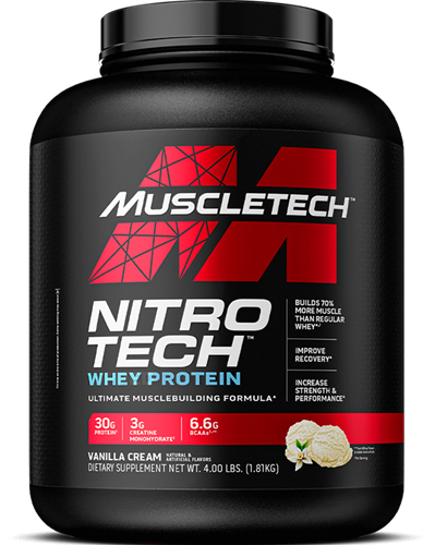 MuscleTech Nitro Tech Whey Protein Vanilla Cream (1800 g)