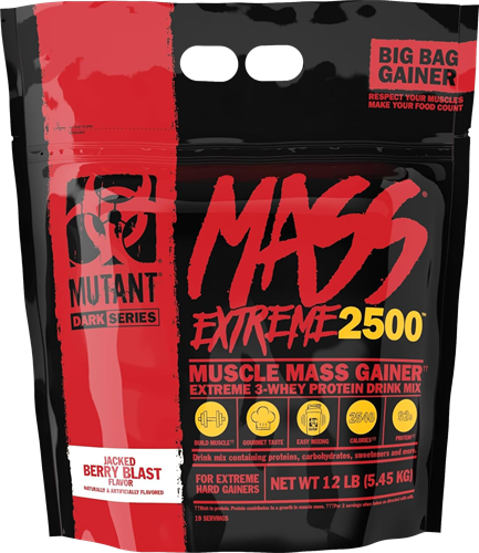 Mutant Mass Extreme 2500 Jacked Berry Blast (5450 g)